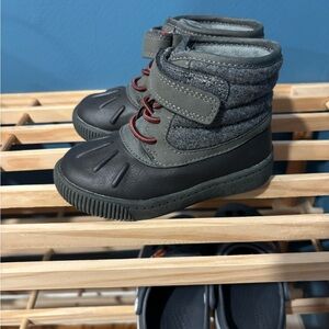 Carter's Black and Gray Kids Boots